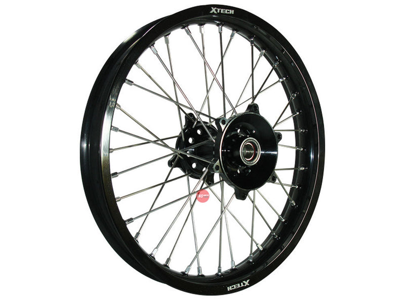 X-Tech KTM/Husq / Gas Gas 1.85x16 Rear Black Rim / Black Hub / Silver Spokes