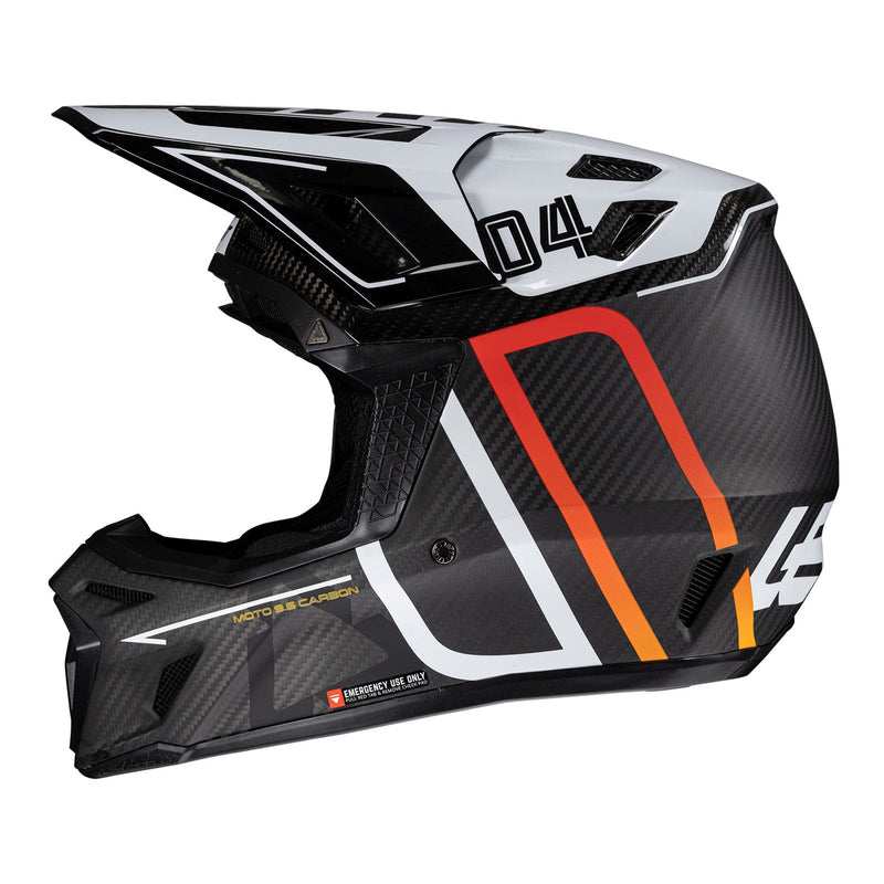 Leatt 2025 9.5 Carbon / White Helmet & Goggle Kit Size Small 56cm