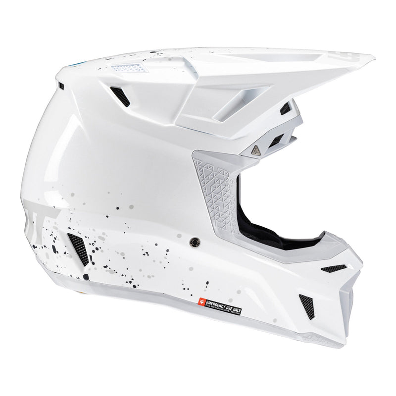 Leatt 2025 8.5 White Helmet & Goggle Kit Size Medium 58cm