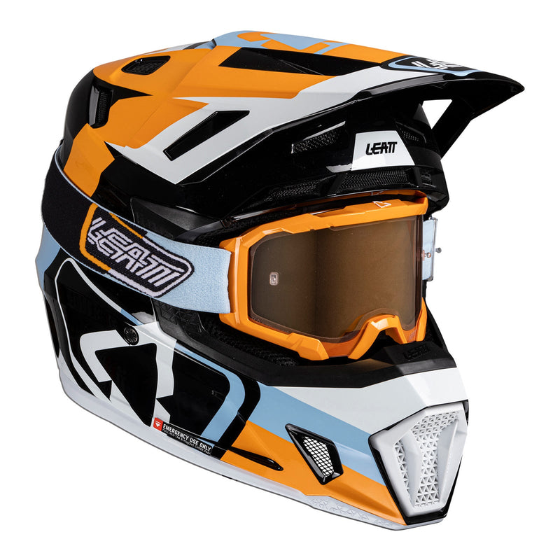Leatt 2025 7.5 Orange Helmet & Goggle Kit Size Small 56cm