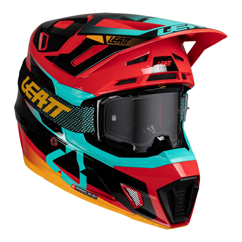 Leatt 2025 7.5 Red Helmet & Goggle Kit Size Large 60cm