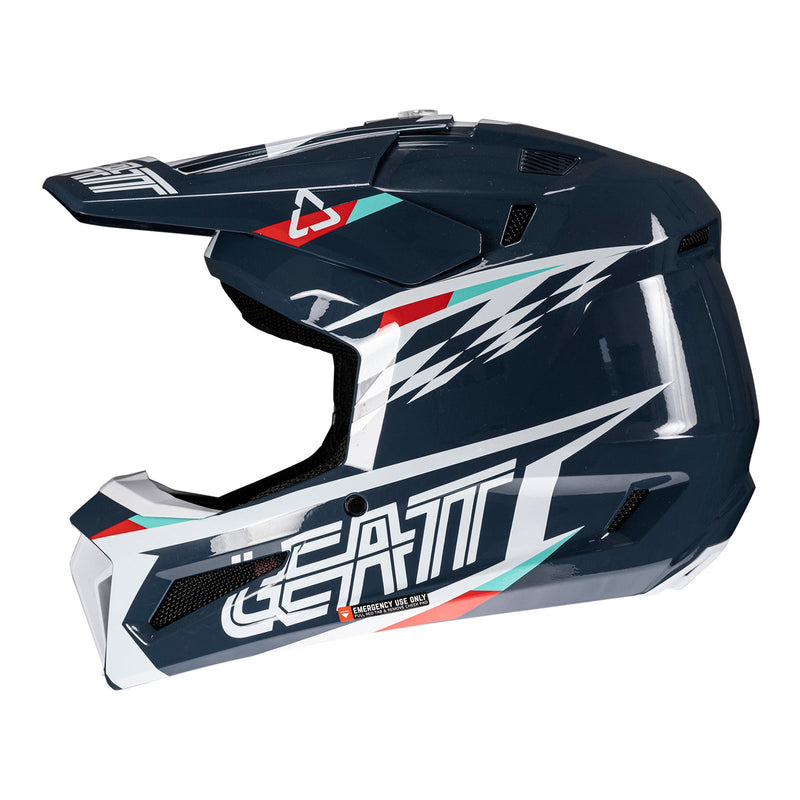 Leatt 2025 3.5 Blue Helmet & Goggle Kit Size Large 60cm