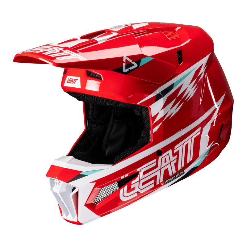 Leatt 2025 3.5 Red Helmet & Goggle Kit Size Small 56cm