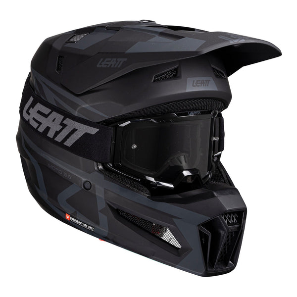Leatt 2025 3.5 Stealth Helmet & Goggle Kit Size 2XL 64cm