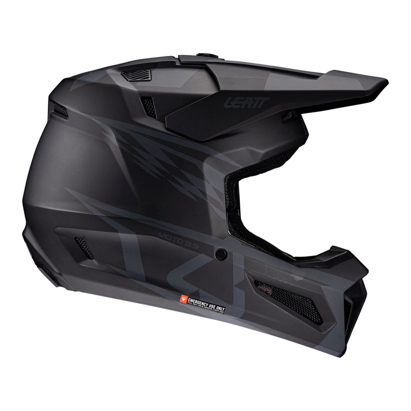 Leatt 2025 3.5 Stealth Helmet & Goggle Kit Size Small 56cm