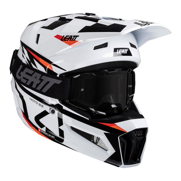 Leatt 2025 3.5 White Helmet & Goggle Kit Size Small 56cm