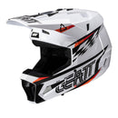 Leatt 2025 3.5 Junior White Helmet & Goggle Kit Size Youth Medium