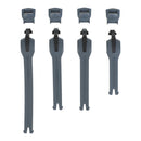LEATT BOOT STRAP KIT 4.5/5.5 FLEXLOCK 4-pcs GRAPHENE