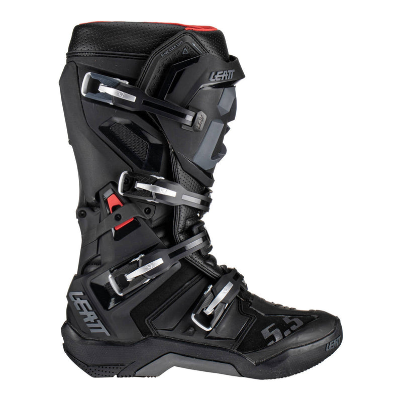 Leatt 5.5 Flexlock - Black Off Road Boots Size US13 / EU 48