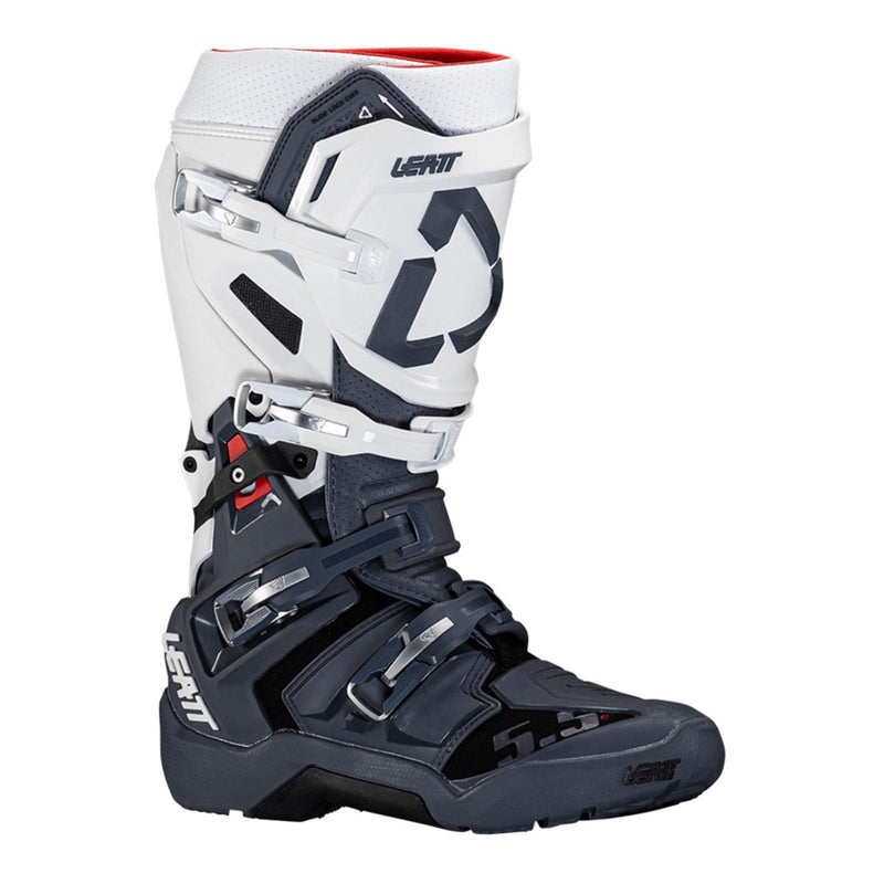 Leatt 5.5 Flexlock Enduro - White Off Road Boots Size US11 / EU 45.5