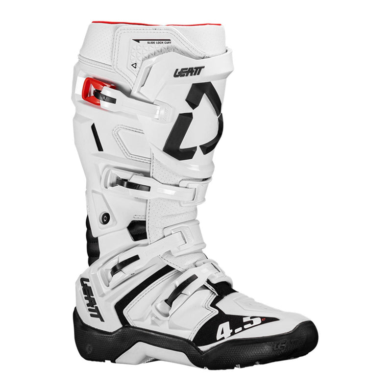 Leatt 4.5 Enduro - White Off Road Boots Size US11 / EU 45.5
