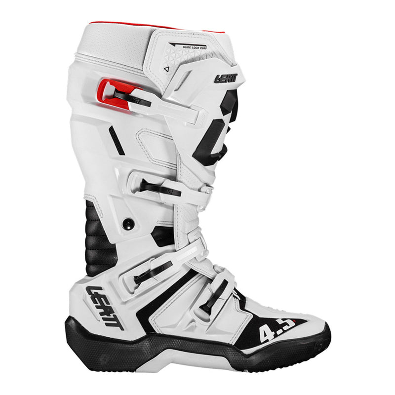 Leatt 4.5 Enduro - White Off Road Boots Size US8 / EU 42
