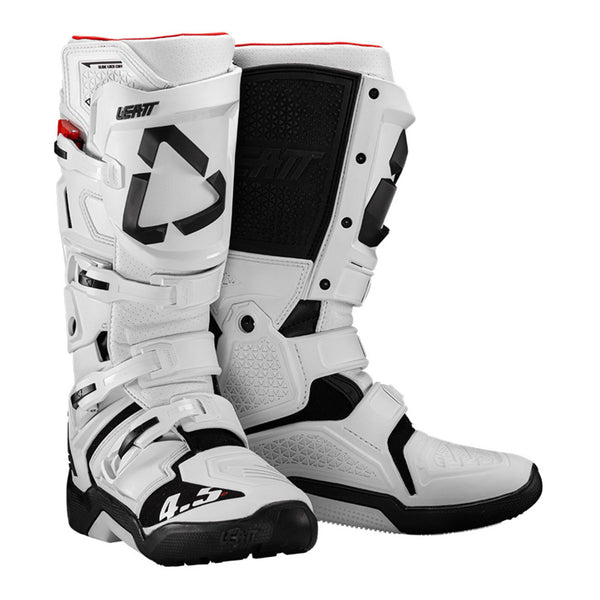 Leatt 4.5 Enduro - White Off Road Boots Size US7 / EU 40.5