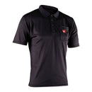 Leatt Team Polo Shirt (Short) - Black (M/US40/EU50)