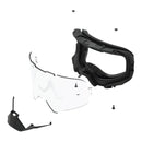 Leatt  6.5 Velocity Cryztal Iriz Goggle - Royal Fuchsia 22 VLT%