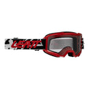 Leatt 2.5 Vizion Goggles (Small) Red Clear 90 VLT Youth