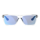 Leatt TheViz Sierra Sunglasses - Silver / Blue Polarized 14 VLT