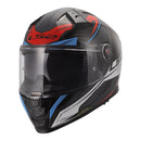 LS2 FF811 Vector II Carbon Savage Helmet - White / Blue Red Size Small 56cm