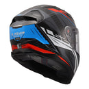LS2 FF811 Vector II Carbon Savage Helmet - White / Blue Red Size XL 62cm
