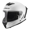 LS2 FF820 Rapid III Solid Helmet Gloss White Size Small 56cm