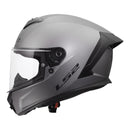 LS2 FF820 Rapid III Solid Helmet Matte Titanium Size XL 62cm