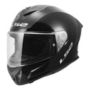 LS2 FF820 Rapid III Solid Helmet Gloss Black Size Large 60cm