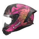 LS2 FF820 Rapid III Poppies II Helmet Black / Pink Size XS 54cm