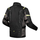LS2 Narvik Men's Jacket - Grey / Black Hi-Vis Yellow (5XL)