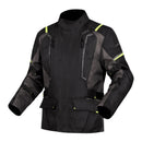 LS2 Narvik Men's Jacket - Grey / Black Hi-Vis Yellow (M)