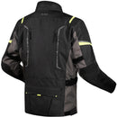 LS2 Narvik Men's Jacket - Grey / Black Hi-Vis Yellow (XL)