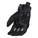 LS2 Spark 2 Leather Men's Gloves - Black / White (M)