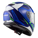 LS2 FF320 Stream Evo Axis Helmet - White / Blue Size XS 53cm 54cm
