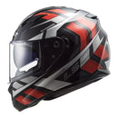 LS2 FF320 Stream Loop Black Red Road Helmet Size XS 53cm 54cm