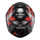 LS2 FF320 Stream Loop Black Red Road Helmet Size XS 53cm 54cm