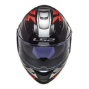 LS2 FF320 Stream Loop Black Red Road Helmet Size XS 53cm 54cm