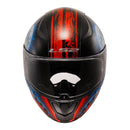 LS2 FF353 Rapid II Zombie Helmet - Matte Black / Red / White Size Medium 58cm