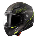 LS2 Helmets FF353 Rapid II Rokku - Matte Black / Hi-Vis Yellow Size 2XL