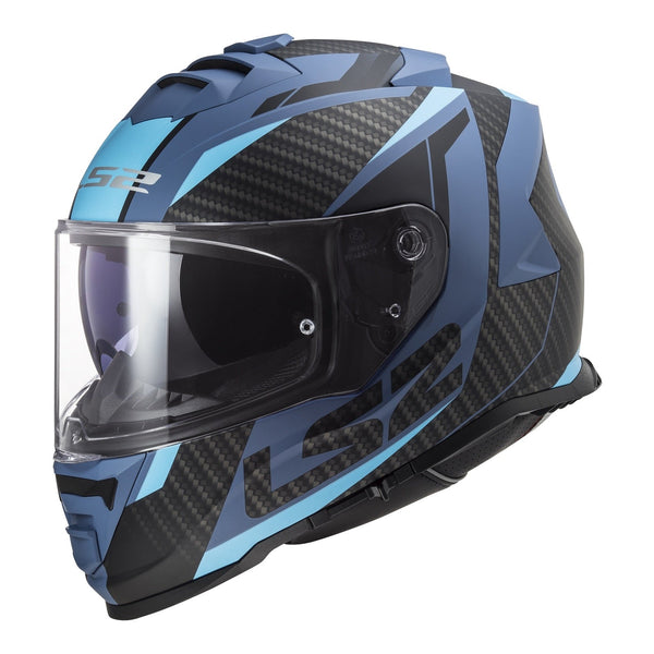 LS2 FF800 Storm II Racer Helmets - Matte Blue 06 Size Small 56cm