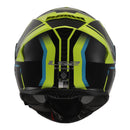 LS2 FF800 Storm II Tracker Helmet - Black / Hi-Vis Yellow 06 Size Medium 58cm