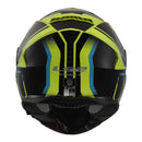 LS2 FF800 Storm II Tracker Helmet - Black / Hi-Vis Yellow 06 Size Small 56cm
