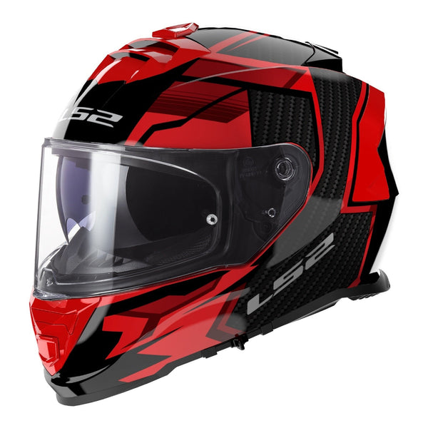 LS2 FF800 Storm II Tracker - Helmets - Black / Red 06 Size 2XL 64cm