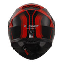 LS2 FF800 Storm II Tracker Helmet - Black / Red 06 Size 3XL 66cm