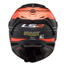 LS2 FF805 Thunder Attack - Matte Red / Hi-Vis Yellow Road Helmet Size Large 60cm