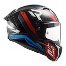 LS2 FF805C Thunder Carbon Supra Red Blue 6K Road Helmet Size XS 53cm 54cm