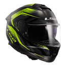 LS2 FF808 Stream II Fury - Black / Hi-Vis Yellow 06 Size 2XL 64cm