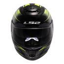 LS2 FF808 Stream II Fury - Black / Hi-Vis Yellow 06 Size Large 60cm