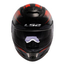 LS2 FF808 Stream II Fury - Black / Red 06 Size XS 54cm