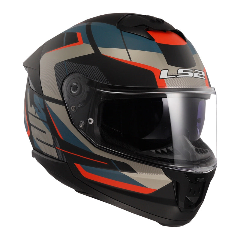 LS2 FF808 Stream II Road - Matte Black / Blue Size Small 56cm
