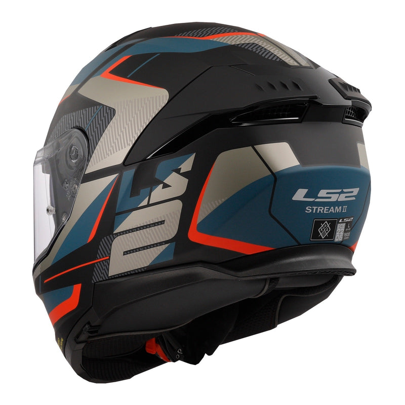 LS2 FF808 Stream II Road - Matte Black / Blue Size XL 62cm