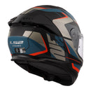 LS2 FF808 Stream II Road Helmet - Matte Black / Blue Size Medium 58cm